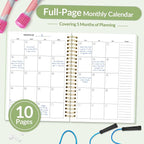 Fitness Journal Workout Planner for Women & Men, A5 (6.4" x 8.3") Workout Journal Log Book Planner Gift for Track Gym Essentials, Home Workouts, Track Progress, Achieve Wellness Goals, Green