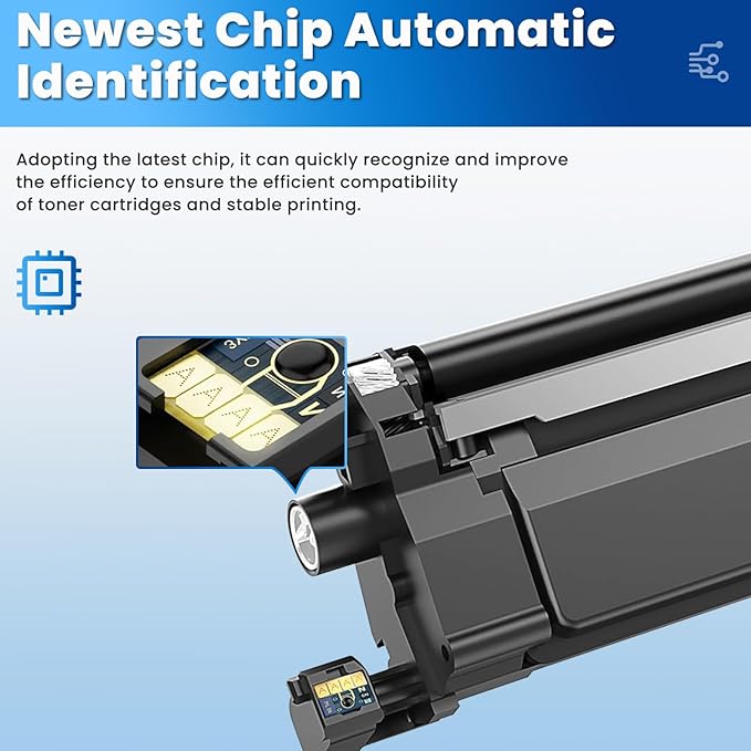 414X Toner Cartridges 4 Pack High Yield Color Laser Jet Pro MFP M479fdw M454dw Replacement for HP 414X Toner 414A for HP414X HP414A Works for MFP M479fdw M454dw M479fdn M454dn Enterprise M480f M455dn