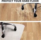 Chair Mat for Hardwood Floor, 45x53 inches Floor Mat Protector for Office Chair, Desk, Home, Frosted Pattern Rectangle Floors Protector