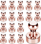 LOVIMAG Fridge Magnets 18Pcs Refrigerator Whiteboard Small Strong Magnet Classroom Kitchen Accessories Decorative Locker Set Decor Must Haves Office Calendar Refrigerador Magnetic Cute Rose Gold