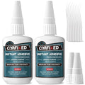 Medium-Thin Super Glue 4oz Clear Liquid CA Glue for Wood Shoe Furniture Ceramic Leather Glass Plastic Model Metal Rubber, All Purpose Cyanoacrylate Instant Adhesive, Strong Bonding and Fast Drying