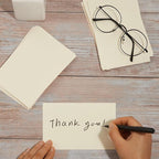 50 Sheets Blank Cardstock Paper 250 GSM Thick Heavy Cards Stock for DIY Art Projects, Card Making, Postcards, Greeting Cards, Birthday Party, Wedding Invitations (Cream, 4x6 inches)