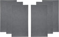ATS Acoustics Home Office Residential Acoustic Treatment Room Kit Sound Absorbing Acoustic Panel 6 Pack for 50-100 Sq Ft (Charcoal)