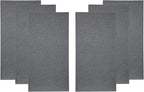 ATS Acoustics Home Office Residential Acoustic Treatment Room Kit Sound Absorbing Acoustic Panel 6 Pack for 50-100 Sq Ft (Charcoal)