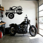Custom Dirt Bike Metal Signs Personalized Motorcycle Name Sign Custom Garage Decor Motorbikes Wall Art Decor Motorcycle Sign Men Room Decorate Gifts for Men Husband Rider