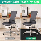 Vicwe Gaming Chair Mat for Hard Floor,51" x 63" Computer Chair Mat for Tile Floor,Anti-Slip Hard Floor Protector Rolling Chair for Office Home