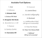 Office Desk Name Plate or Wall/Door Sign - 2x8 or 2x10 - Laser Engraved Sign - CUSTOMIZE. Holder available. Available in 21 colors and 17 fonts. Great gift idea - 1 Tag