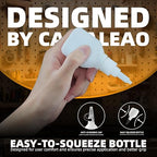 Thick Super CA Glue 28.3 Gram with 3 Gram Superglue Gel, Heavy Duty Clear Glue for Wood Metal Plastic Shoe Ceramic Leather Glass, All Purpose Instant Cyanoacrylate Adhesive for DIY Crafts Woodworking