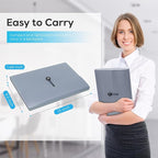 Accordion File Organizer, Expanding File Folder for Sorting Documents and Papers, 13 Pockets File Storage Organizer for Home, Travel and Office Use (Blue)