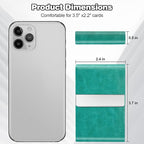 Business Card Holder for Women or Men, Business Card Case with PU Leather and Stainless Steel, Slim Metal Case with Magnetic Closure for Business Meeting Use