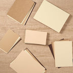 50 Sheets 4x6 Colored Cardstock Paper 5 Colors Blank Flash Cards, 250 GSM Heavy Card Stock for DIY Art Projects, Cards (Brown)