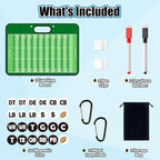 Torlam Magnetic Dry Erase Coach Board, Baseball, Soccer, Football, Basketball Coaching Clipboard