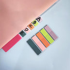 ELII 500 PCS Book Tabs 2 Inch Sticky Index Tabs, Colored Page Markers Repositionable Tags Reading Tabs Self Adhesive Tape Flags for Books, Binders, Notebook and File Folders