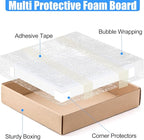 ToLanbbt 12 Pack White Foam Board, 24 x 36 x 3/16" Thick Foam Core Acid Free Poster Foamboard for Art Craft Projects, Painting, Displaying, Signage, Wedding, School