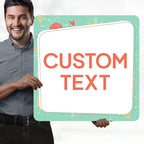 Custom Sign, Custom Street Sign, 11 Font Colors, 13 Font Styles, 4 Hole Options, 22 Sizes, 24x24 Inches, Rust Free DiBound, Fade Resistant, Made in USA by My Sign Center (Mid-Century Modern 2)