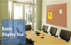 Quartet Cork Board, Bulletin Board, 6' x 4' Corkboard, Aluminum Frame, Silver (2307)