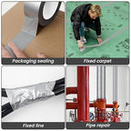 TOMAIX 22 Rolls Heavy Duty Duct Tape Bulk, 720 Yards, Gray Cloth Tape, Waterproof & Strong Adhesion for Repair, DIY, Home & Outdoor Use