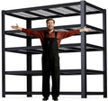 ZEUKMXOO 62" W 3050LBS Storage Shelves Unit,5 Tier Heavy Duty Metal Shelving Unit and Storage Large Rack,72" H x62 W x24 D Adjustable Metal Shelving Unit,Garage Shelves for Basement,Warehouse