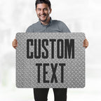 Custom Sign, Custom Street Sign, 11 Font Colors, 13 Font Styles, 4 Hole Options, 22 Sizes, 24x30 Inches, Rust Free DiBound, Fade Resistant, Made in USA by My Sign Center (Diamond Metal)