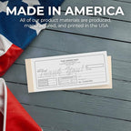 Custom 2.83" x 7" Carbonless NCR Books in 3-Part Triplicate Invoices, Receipts, Work Orders, Sales Orders, Purchase Orders, Estimates, Quote Forms with Your Company/Business Name (99 Sets)