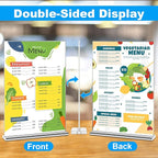 EHWINE 6 Pack Acrylic Sign Holders - 8.5 x 11, Double-Sided Stand Up Table Top Sign Holders, Clear Acrylic Picture Frame Menu Flyer Paper Display Stand for Office Business Store Wedding Party