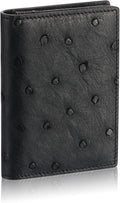 Leather Business Card Case Holder for Men & Women, Italian Calfskin