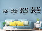 Personalized Metal Letters Sign, Anniversary Wedding Gifts Letters for Wall Decor, Monogram Wall Decor, Metal Name Signs Personalized, Family Name Sign, Name Sign for Wall, Initial Split Letter Sign
