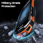 TC51 TC52 TC56 TC57 TC510K Case with Hand Strap - Protective & Ergonomic for Zebra Handheld Barcode Scanners SG-TC5X-EXO1-01 SG-TC5X-EXONHS-01 (Orange)