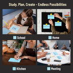 300 Count Index Cards 3 x 5 Inch Ruled Blue Index Cards, Flash Cards College Ruled for School, College, Office and Home Organization, Durable Study To Do List Note Cards with Ruled Lines
