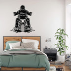 Custom Motorcycle Metal Signs Personalized Biker Name Sign Custom Garage Decor Motorbikes Wall Art Decor Motorcycle Sign Men Room Decorate Gifts for Men Husband Rider