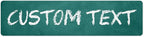 Custom Sign, Custom Street Sign, 11 Font Colors, 13 Font Styles, 4 Hole Options, 22 Sizes, 6x24 Inches, Rust Free DiBound, Fade Resistant, Made in USA by My Sign Center (Chalkboard Green)