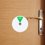 Office Door Sign,6 Inch,Do Not Disturb,Come in Welcome,Back Soon,in A Meeting,Out of Office,Working Remotely Symbol,Magnetic Door Sign for Workspace, Conference Room Any Room That Needs Privacy-Silver