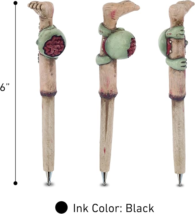 Zombie Writing Pen – Spooky Pen, Unique Office Desk Accessories and Writing Ballpoint Pen