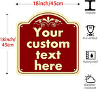 custom signs outdoor metal,Custom halloween decor Indoor/Outdoor Sign,Aluminum Weatherproof Metal Sign Multiple Sizes, Customize for Office, Business, Workplace, office, Home, Delivery Signs