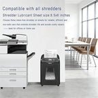 24PACK Paper Shredder Lubricant Sheets Shredder Oil Sheet for Shredder Blades