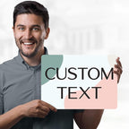 Custom Sign, Custom Street Sign, 11 Font Colors, 13 Font Styles, 4 Hole Options, 22 Sizes, 10x14 Inches, Rust Free DiBound, Fade Resistant, Made in USA by My Sign Center (Minimalist)
