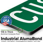 Custom Street Sign, Road & Address Sign, 8 Colors, Reflective Option, Mounting Options, 6x30 Inch, Thick Rust-Free AlumaBond, USA Made by My Sign Center, (Classic)…