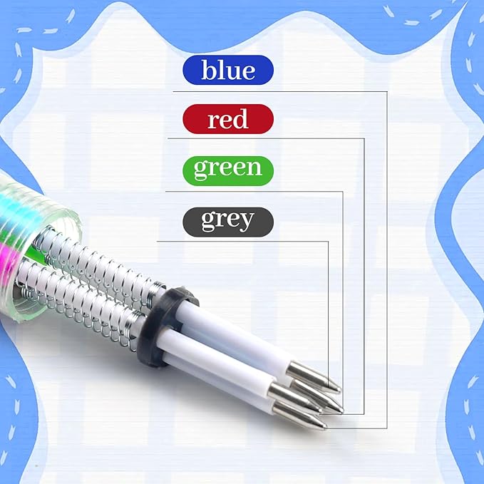 200Pcs Mini Multicolor Pens in One 4-in-1 Cute Pens Bulk for Kids, Ballpoint Pen for Birthdays and Children's Parties, Fun Gifts Assorted Ink Kawaii Pen