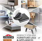 Non Slip Furniture Pads X-PROTECTOR - 16 pcs 2" - Premium Furniture Grippers! Rubber Feet Hardwood Floor Protectors for Furniture Legs - Couch Stoppers - Keep Your Furniture in Place Forever!