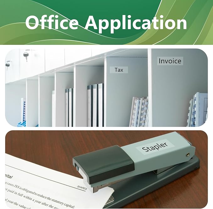 10x TZe131 Compatible with TZe Tz Tape 12mm 0.47 Laminated Clear Label Tape Compatible for Brother PTouch Label Maker Tape TZe-131 TZ-131 TZ131 for PTD210 PTD220 PTD600 PTD410 PTH110 Printer