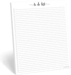 321Done To Do List Notepad - 50 Sheets (8.5" x 11") To-Do Checklist Tear Off Planning Pad, Large Letter-Size - Made in The USA - Simple Script - College-Ruled