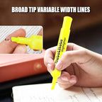 Dabo&Shobo Highlighters 108 Pack, Tank Style Yellow Highlighters, Chisel Tip Highlighter Markers for Coloring