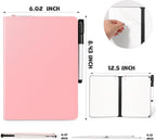 AGM Portable White Board Dry Erase, Double Sided Folding Whiteboards with Pen, Small Dry Erase Board for Study, Meeting, Doodling, Planning, Pink