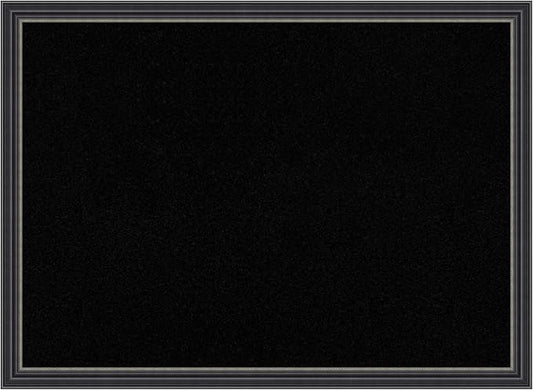 Amanti Art Black Cork Board for Wall, 22x30 Vision Board with Black Wood Frame, Medium Corkboard Office Decor for Home Organization, Traditional Corkboard Pinboard to Display Items for Home