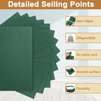 Silunkia 120 Sheets Dark Green Cardstock 8.5 x 11 Craft Paper, 250gsm/92lb Christmas Green Card stock Printer Paper for DIY Cards, Wedding, Invitations, Birthday, Scrapbooking