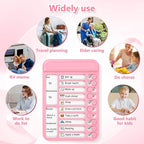 Audab Dry Erase Chore Chart for Kids, Magnetic Checklist Board, My Chores Slider Chart to Do List Board, Routine Reward Chart Schedule Board Task Tracker for Home Refrigerator, Wall, Desk (Pink)