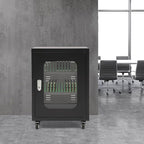QUEWATSA Cell Phone Charging Station, 30-Device Rechargeable Mobile Phones Charging Cabinet, Locking and Charging Phone Storage Box, Mobile Charging Cart, Lockable Device Charging Locker