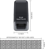 Guard Your ID Identity Protection Stamp Roller, Black, IS-520CM