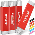 DIYSELF 12 Pack Box Cutters, Utility Knife Aluminum Alloy, Razor Knife Utility, Box Knife with Single Edge Razor Blade, Box Cutter Knives Retractable, Boxes Opener for Letters, Packages (Red)