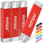 DIYSELF 12 Pack Box Cutters, Utility Knife Aluminum Alloy, Razor Knife Utility, Box Knife with Single Edge Razor Blade, Box Cutter Knives Retractable, Boxes Opener for Letters, Packages (Red)
